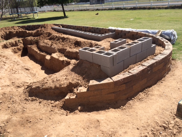 Pond progress 030815